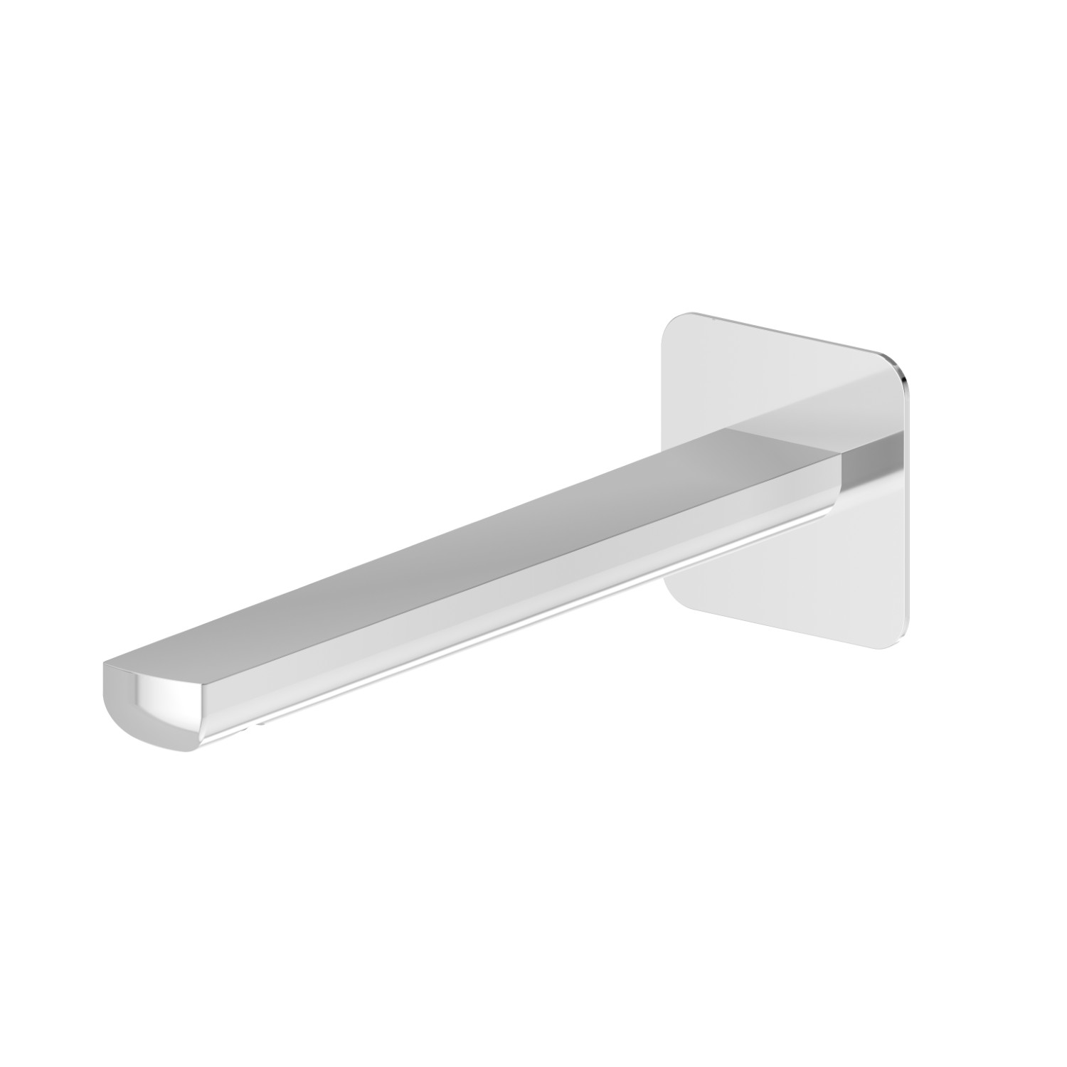 Wall spout for basin group with 1/2” connection - finish Chrome