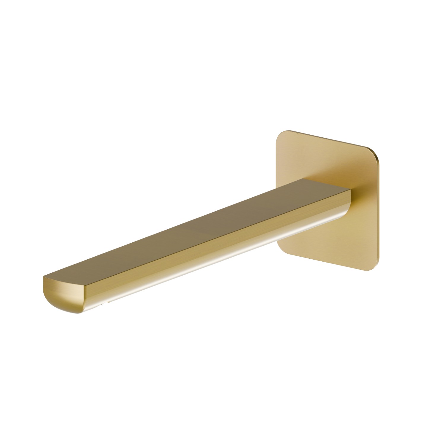 Wall spout for basin group with 1/2” connection - finish PVD Brushed Gold