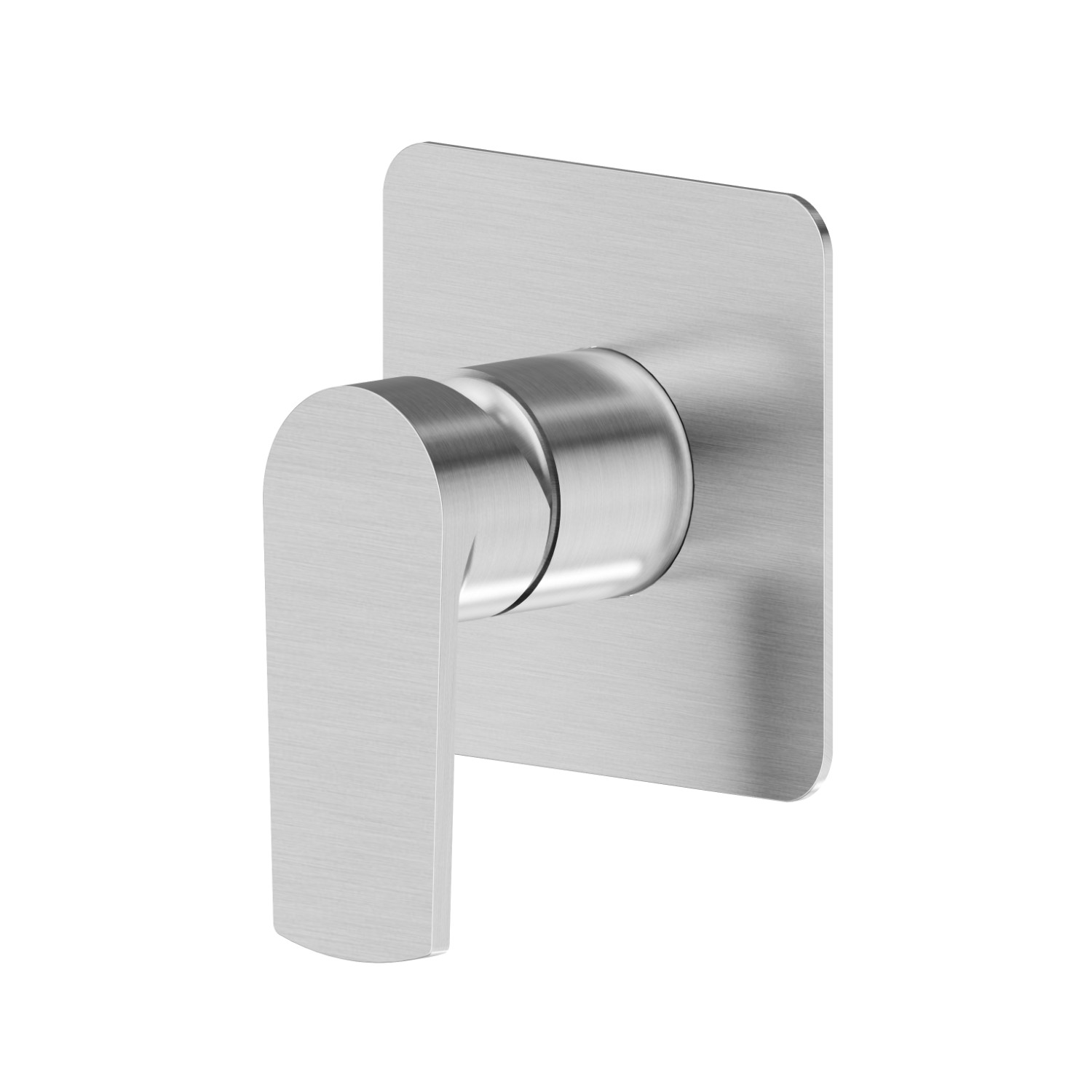 Einbau-einhebelmischer mit einem weg, zu- und abgänge 1/2”. Außenteil - oberfläche PVD Edelstahl 