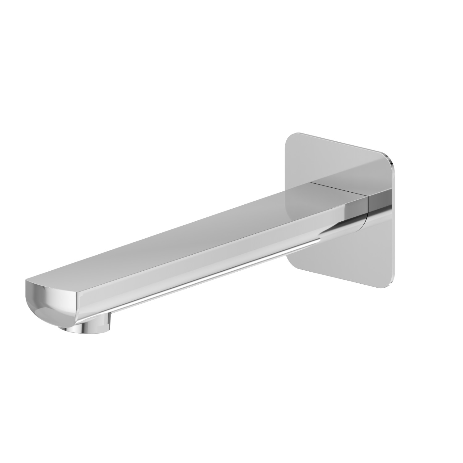 Wall spout for bath group with 1/2” connection - finish Chrome