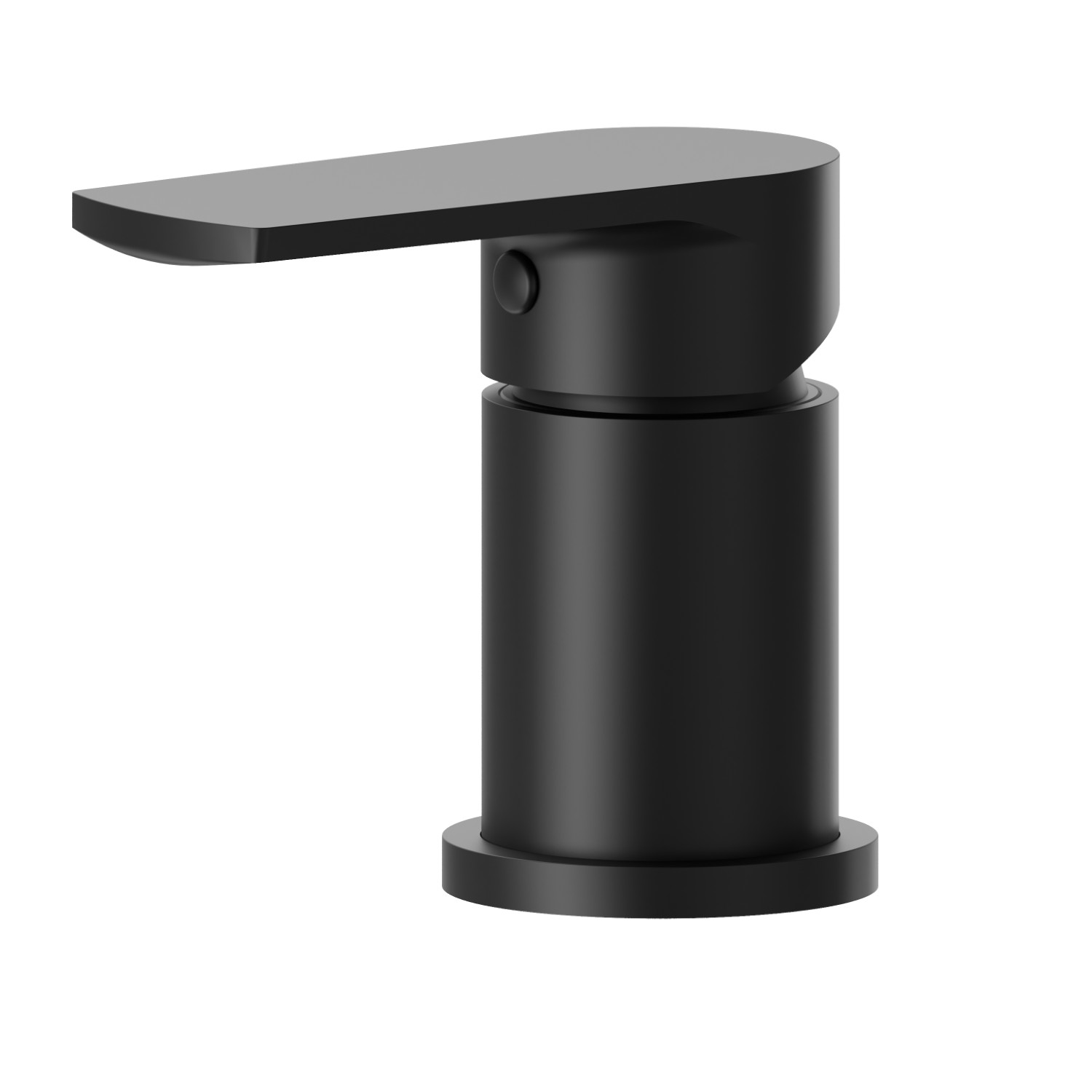 Deck-mounted mixer - finish Matt Black