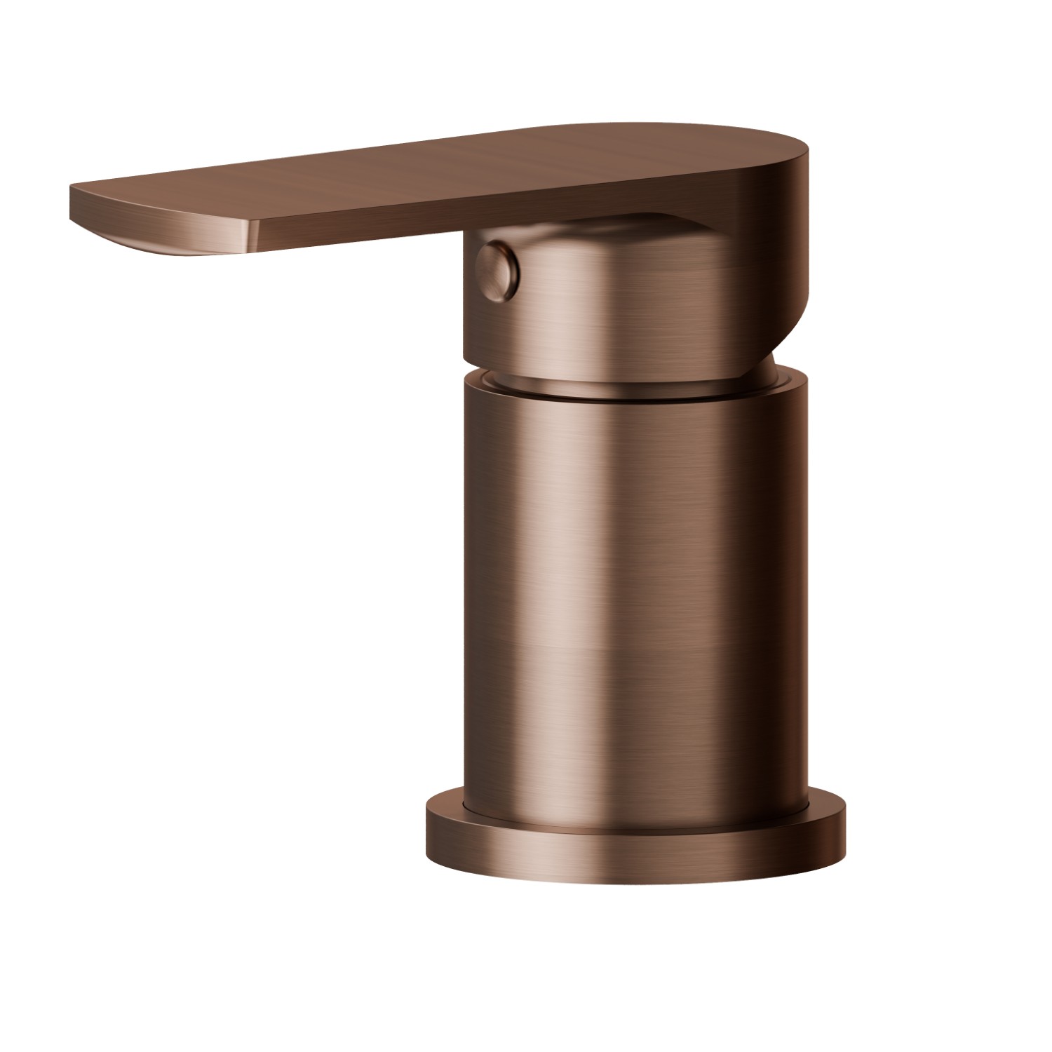 Deck-mounted mixer - finish PVD Brushed Copper Bronze