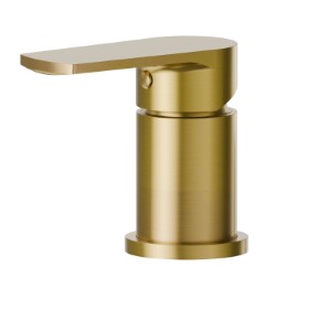 Deck-mounted mixer - finish PVD Brushed Gold