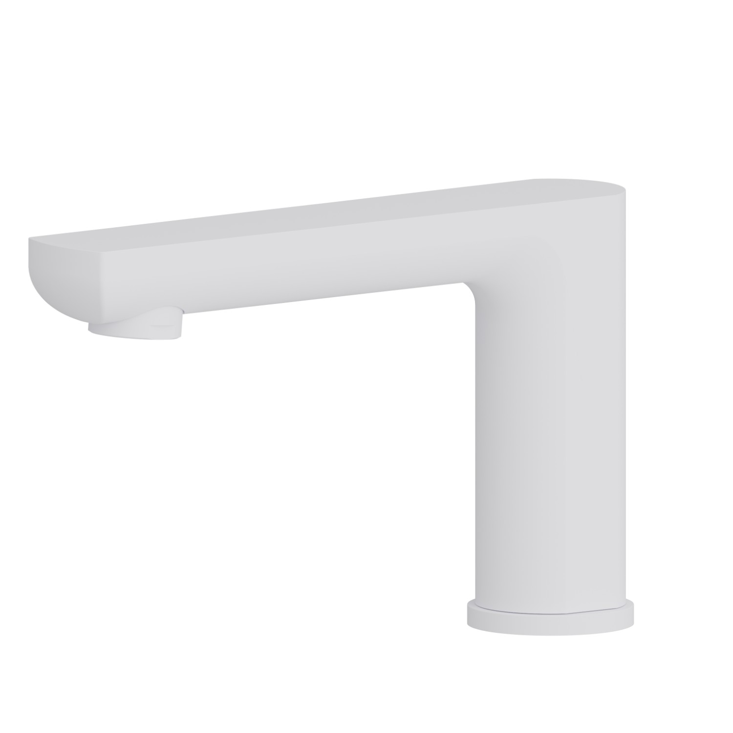 Deck-mounted spout - finish Matt White