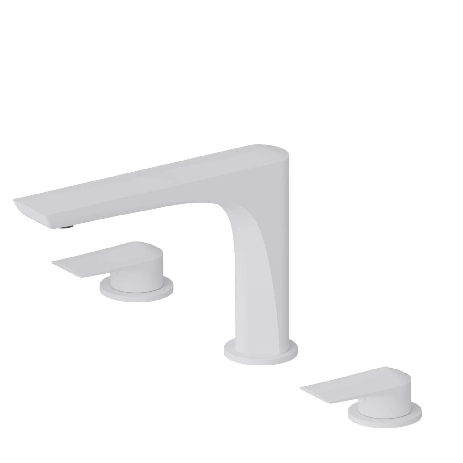 3-hole basin group. 1/2” T piece - finish Matt White