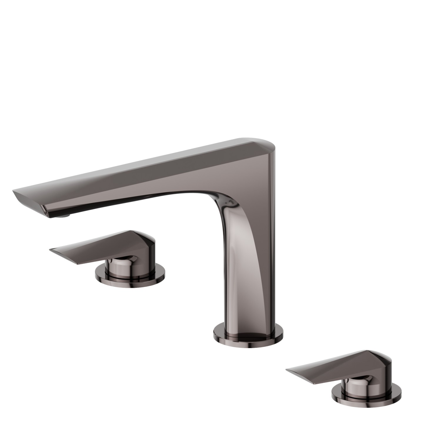 3-hole basin group. 1/2” T piece - finish PVD Gun Metal