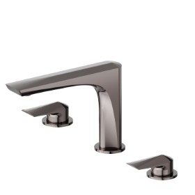 3-hole basin group. 1/2” T piece - finish PVD Gun Metal