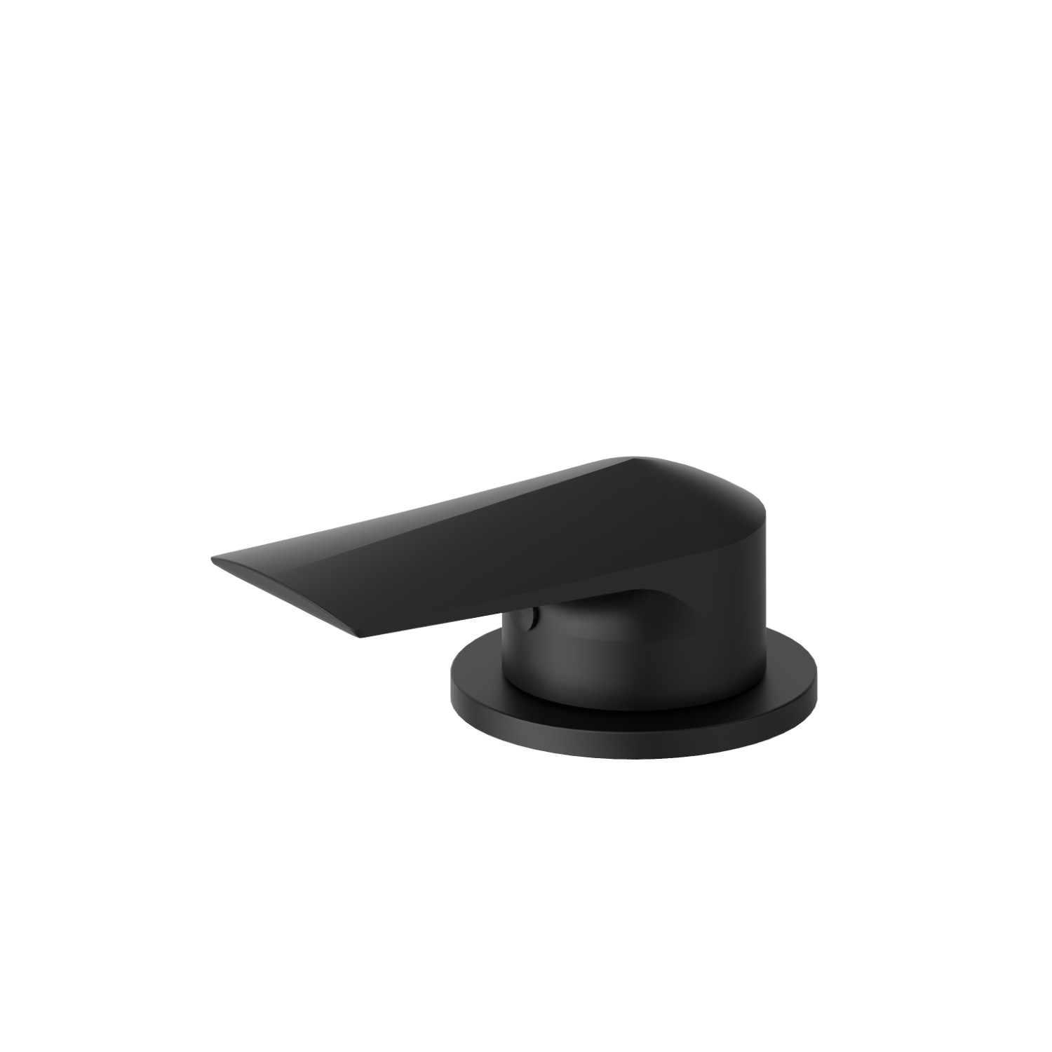 Single lever deck-mounted washbasin control - finish Matt Black