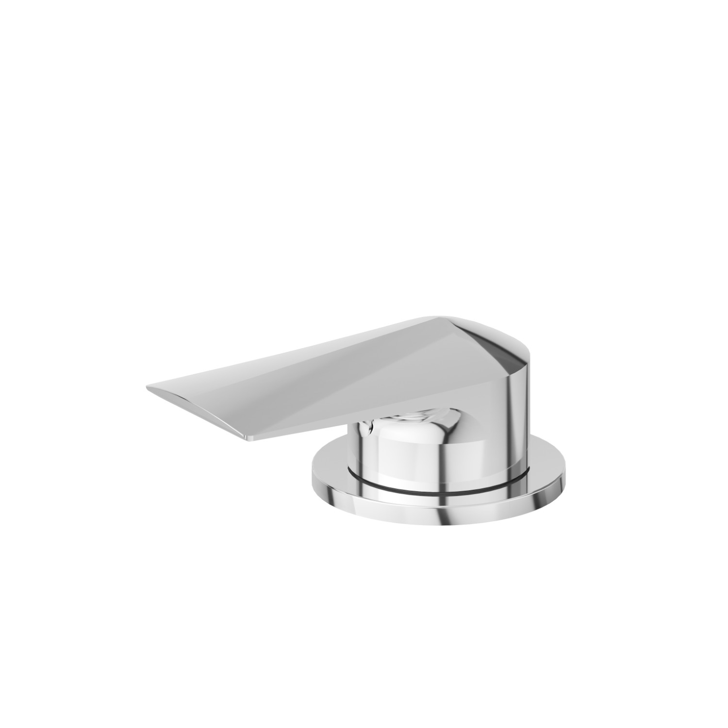 Single lever deck-mounted washbasin control - finish Chrome