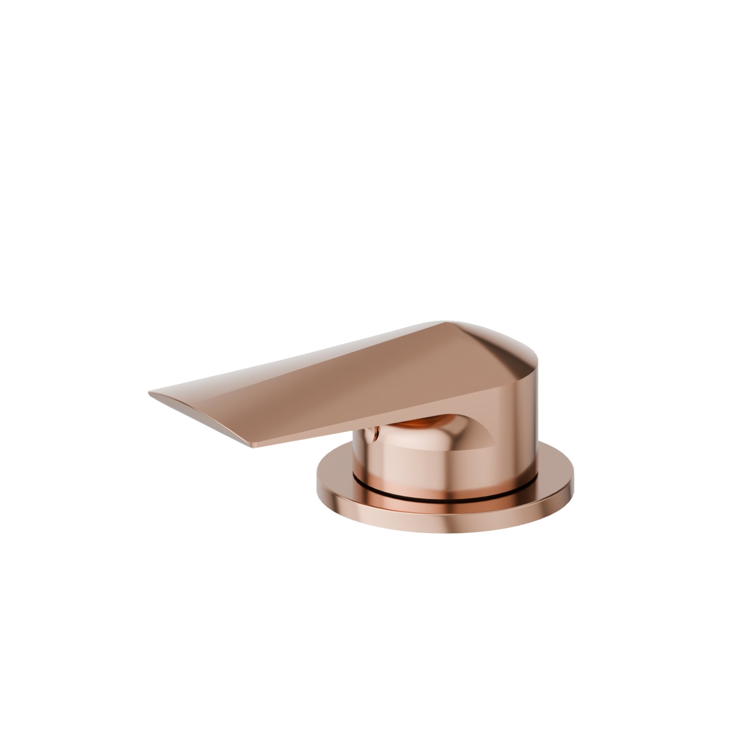 Single lever deck-mounted washbasin control - finish PVD Copper Bronze