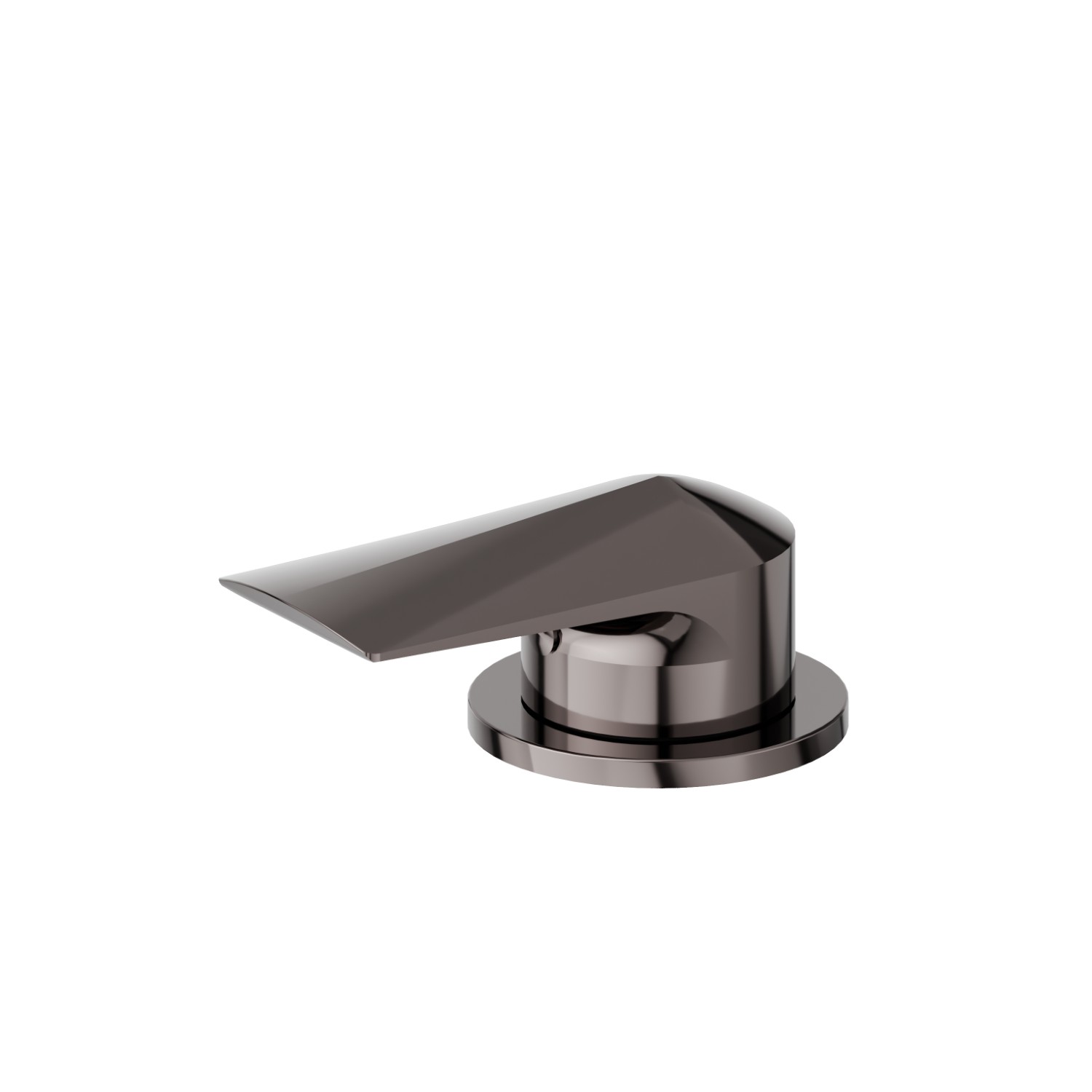Single lever deck-mounted washbasin control - finish PVD Gun Metal