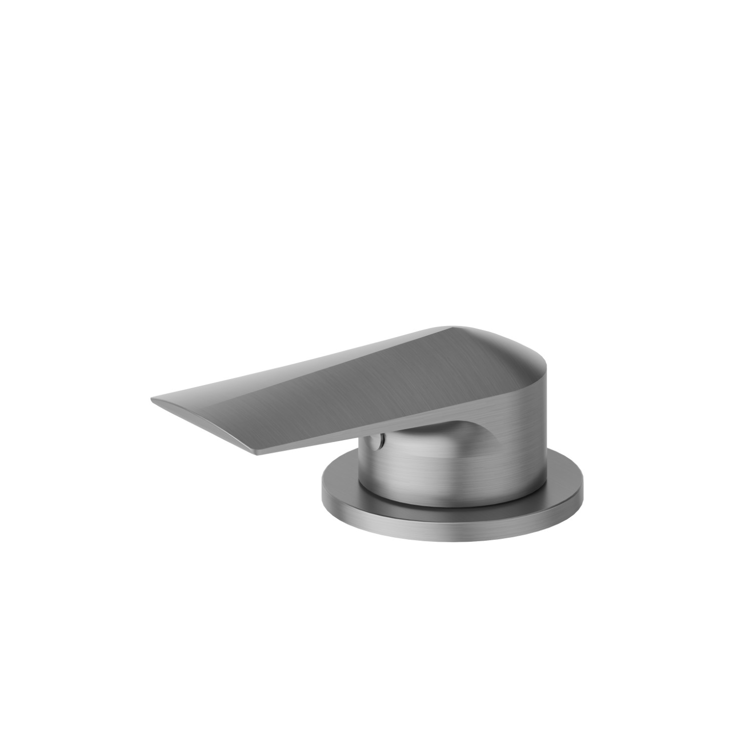 Single lever deck-mounted washbasin control - finish PVD Brushed Gun Metal