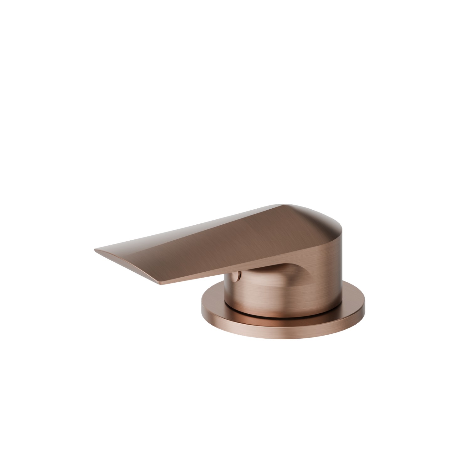 Single lever deck-mounted washbasin control - finish PVD Brushed Copper Bronze