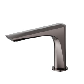 Deck-mounted washbasin spout - finish PVD Gun Metal
