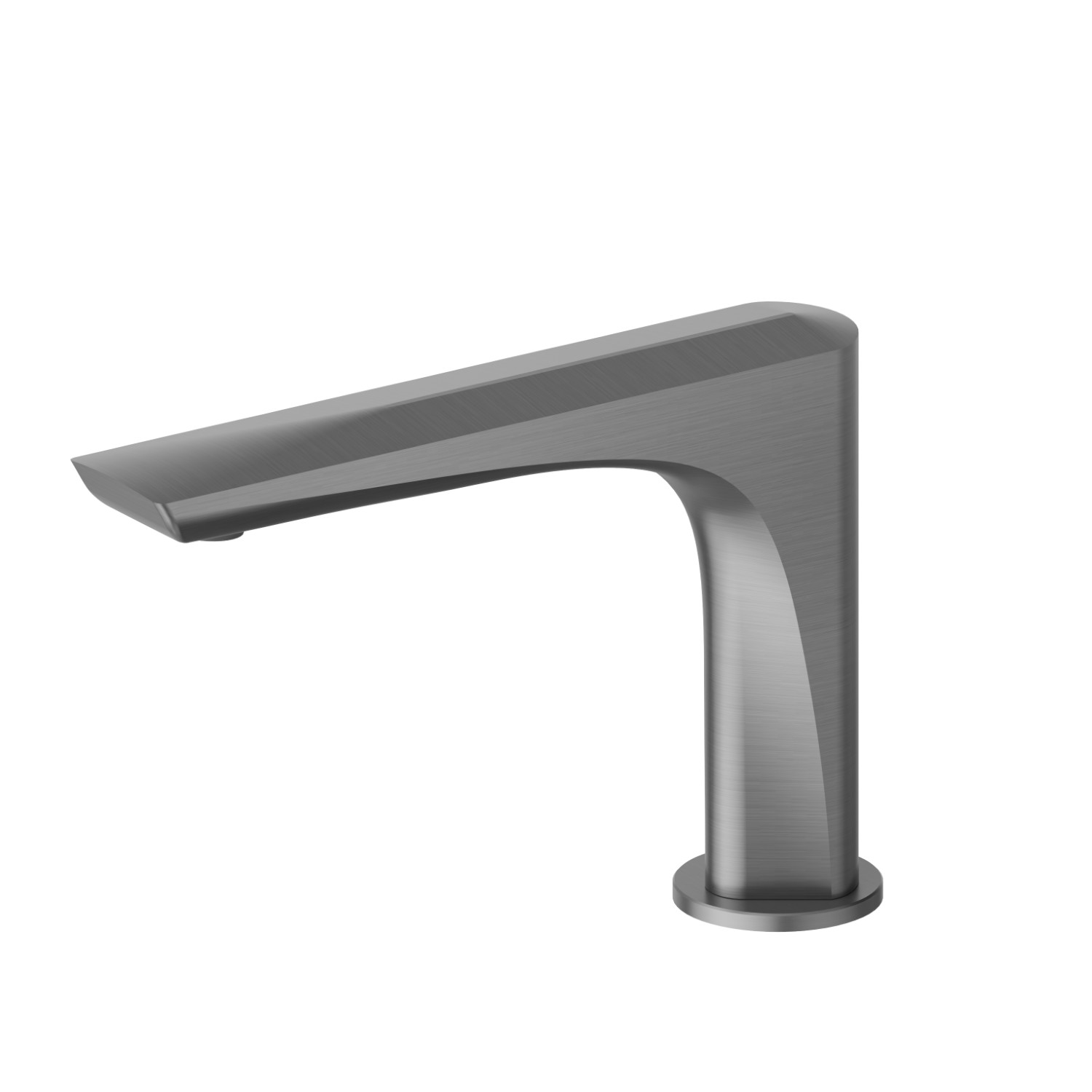 Deck-mounted washbasin spout - finish PVD Brushed Gun Metal