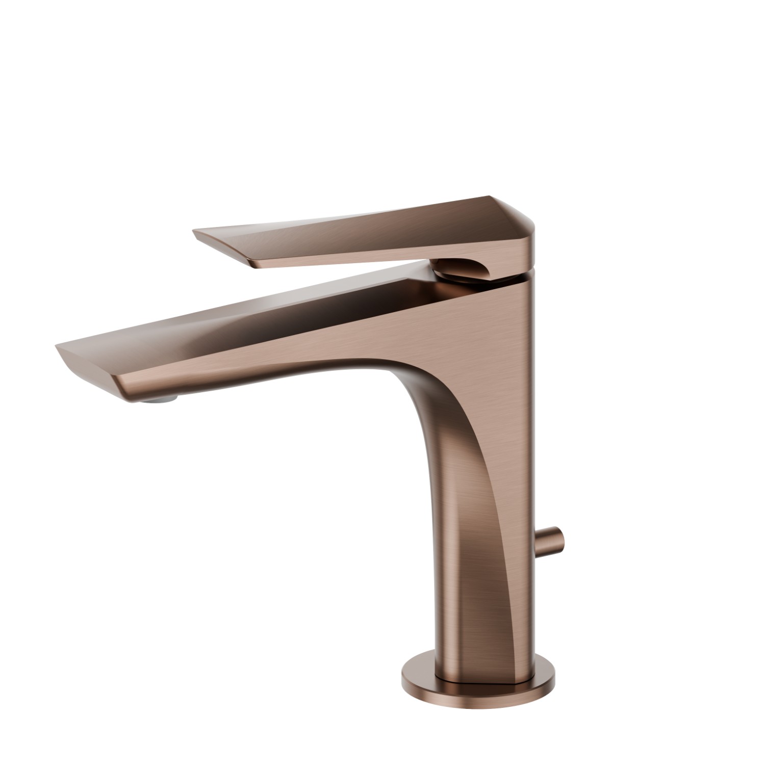 Single lever basin mixer - finish PVD Brushed Copper Bronze