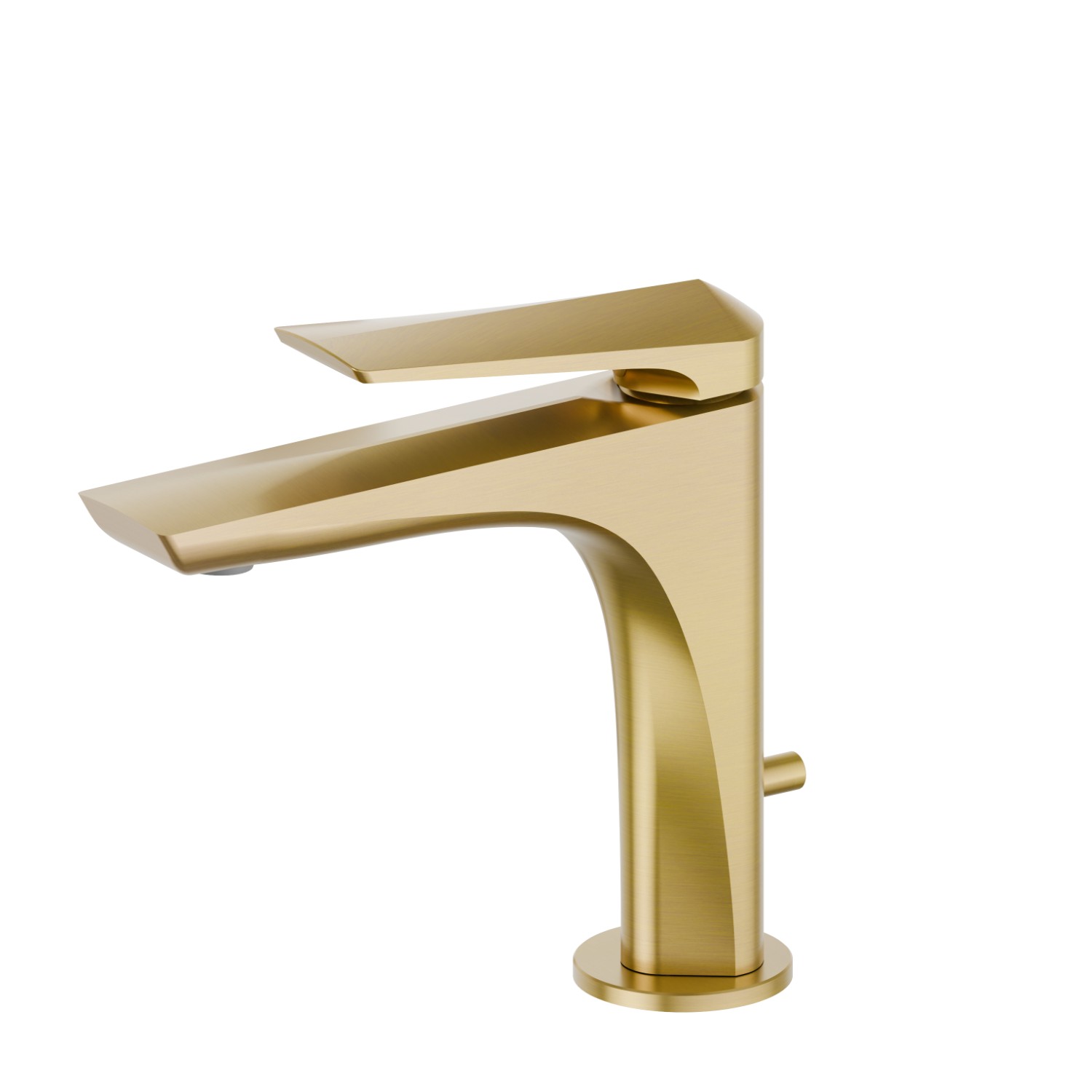 Single lever basin mixer - finish PVD Brushed Gold
