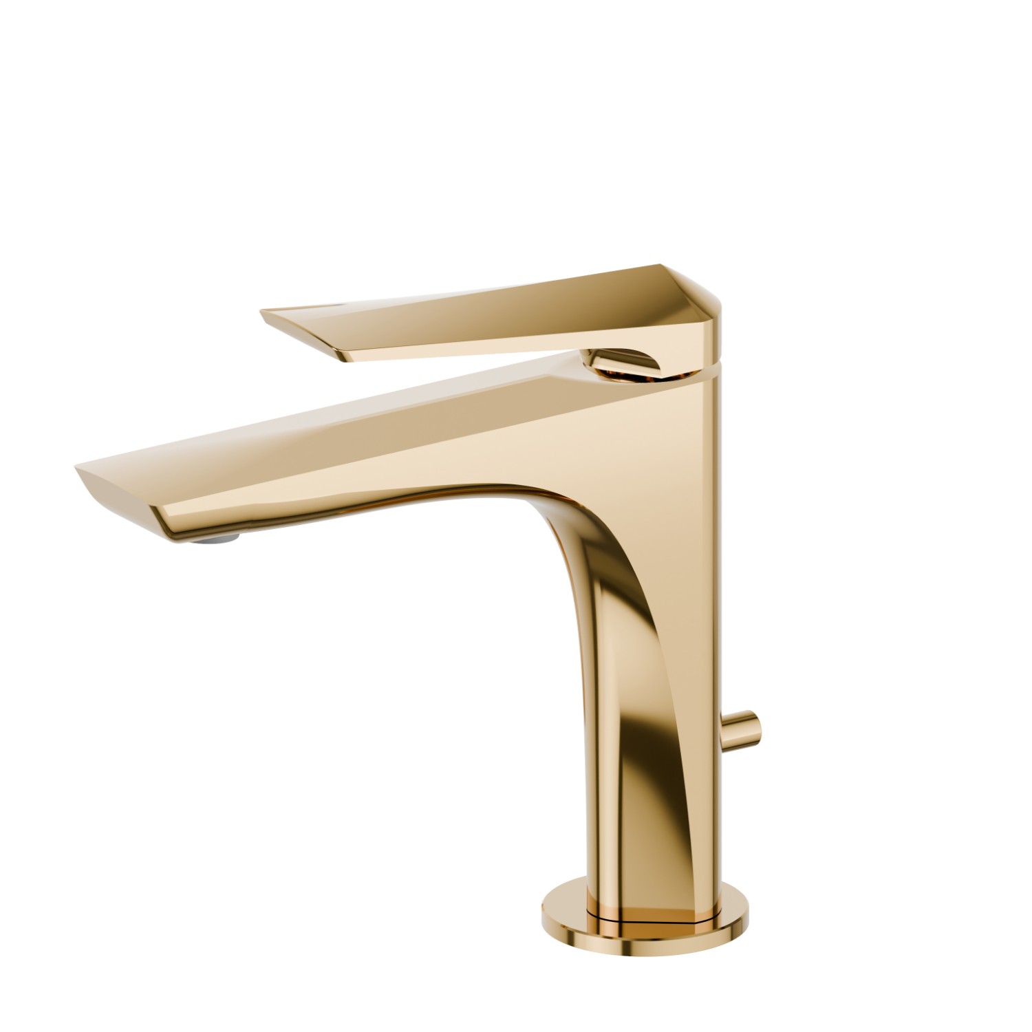 Single lever basin mixer - finish PVD Glossy Gold