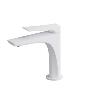 Single lever basin mixer - finish Matt White