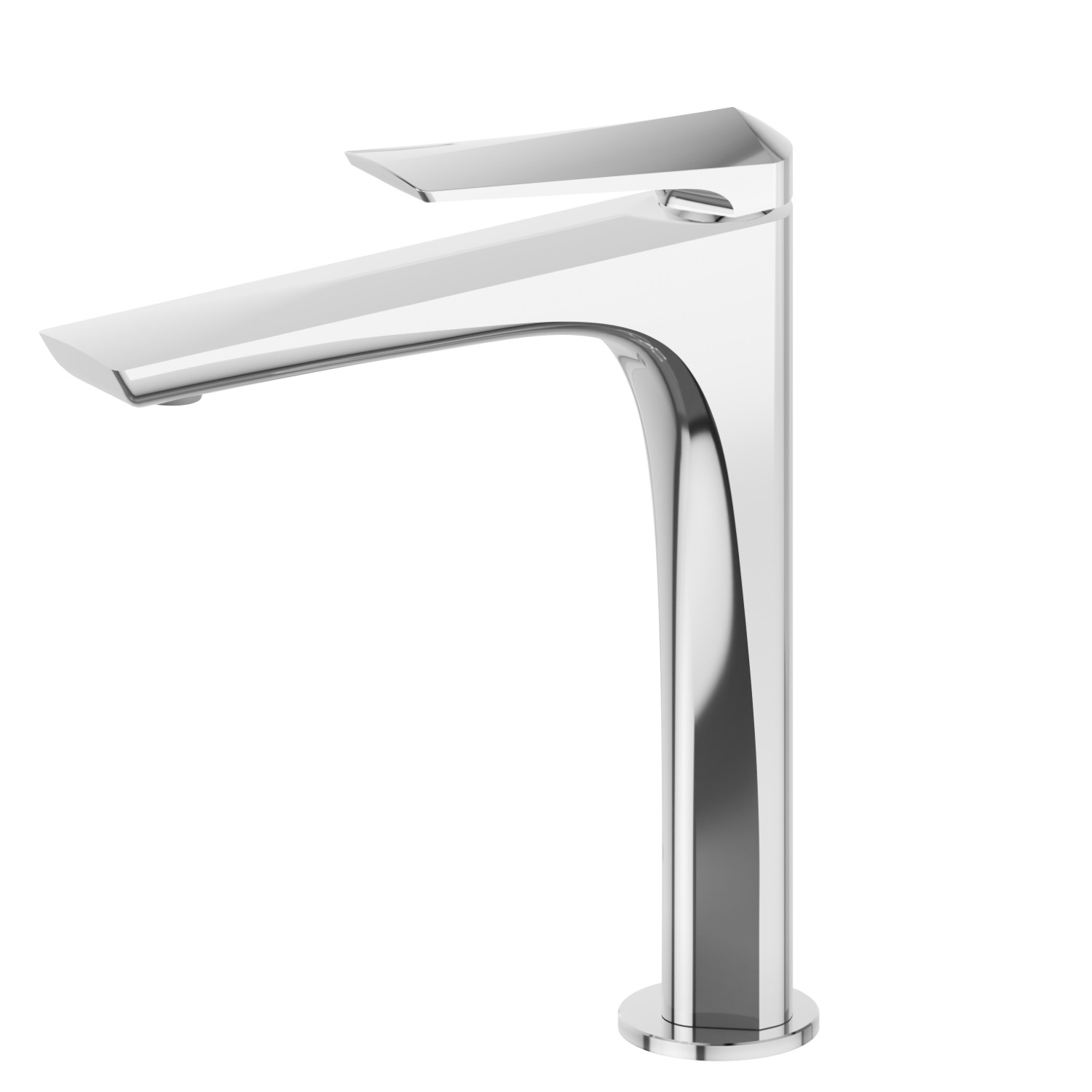 Single lever basin mixer, medium version, for above counter basin - finish Chrome