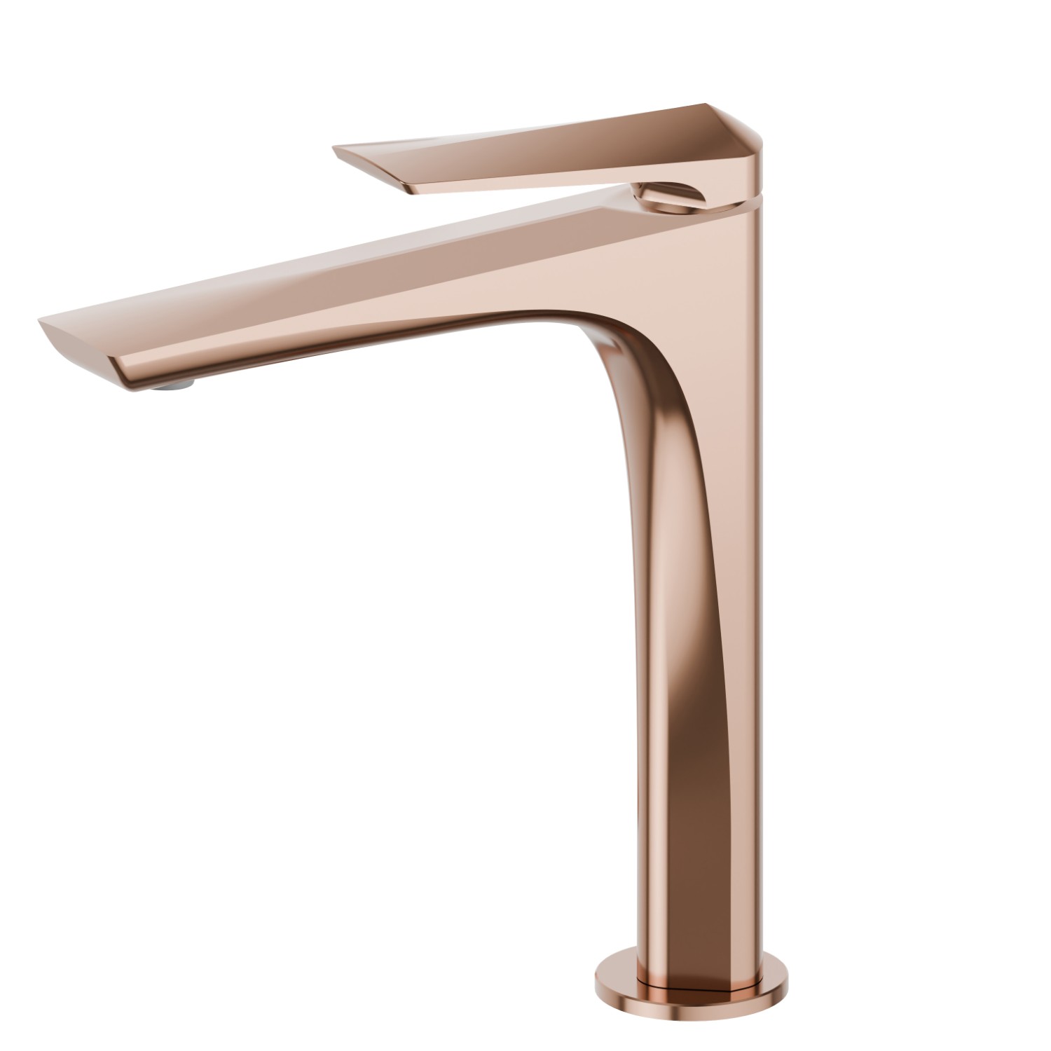 Single lever basin mixer, medium version, for above counter basin - finish PVD Copper Bronze