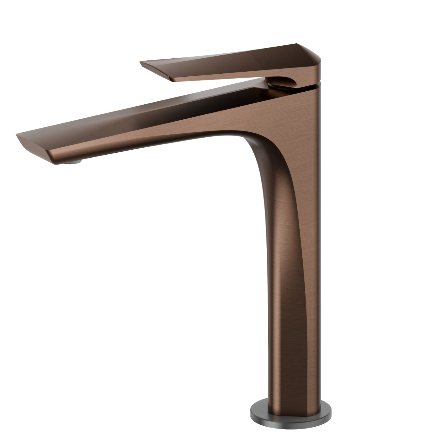 Single lever basin mixer, medium version, for above counter basin - finish PVD Brushed Copper Bronze