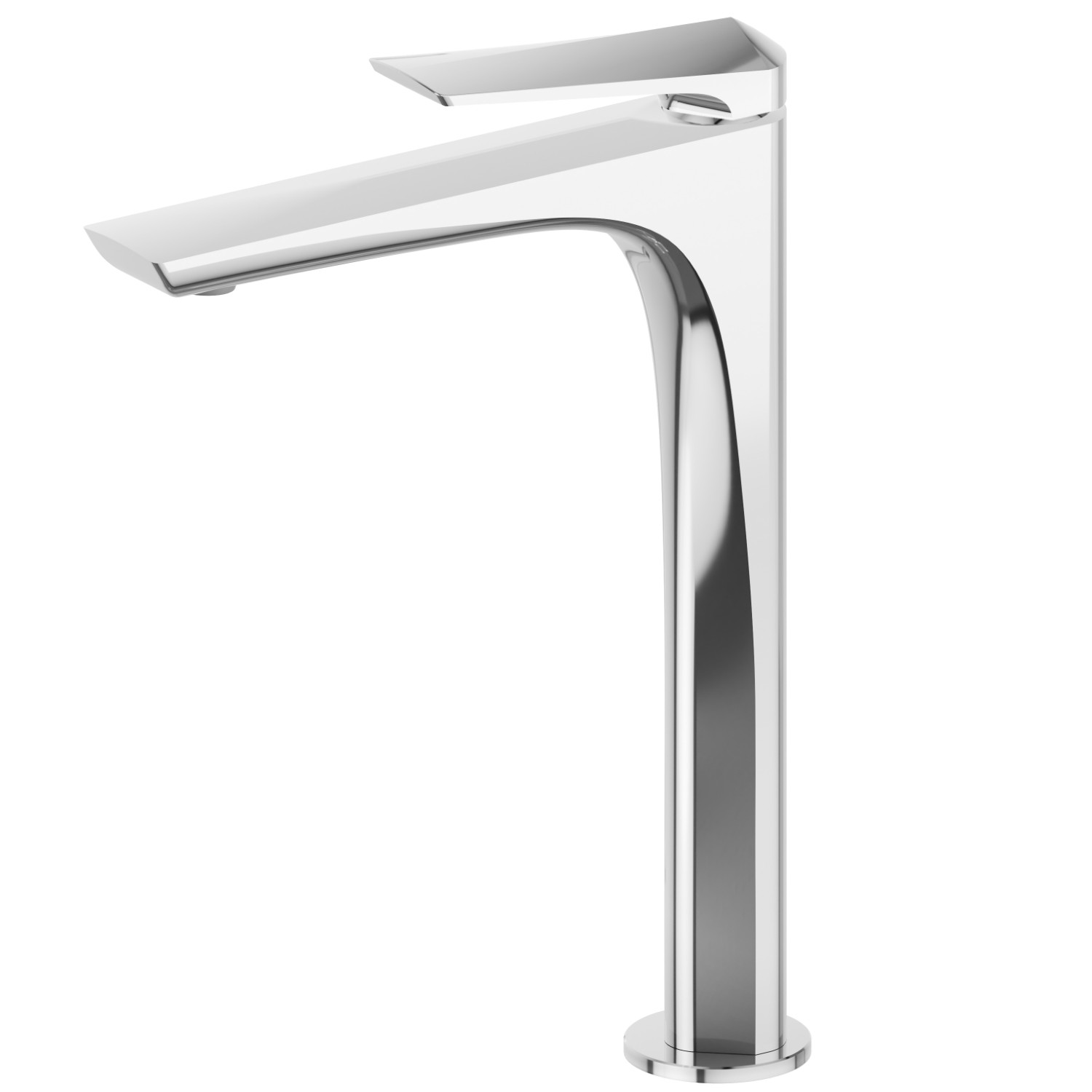 Mitigeur lavabo pour vasque à poser. Version haute - finition Chrome