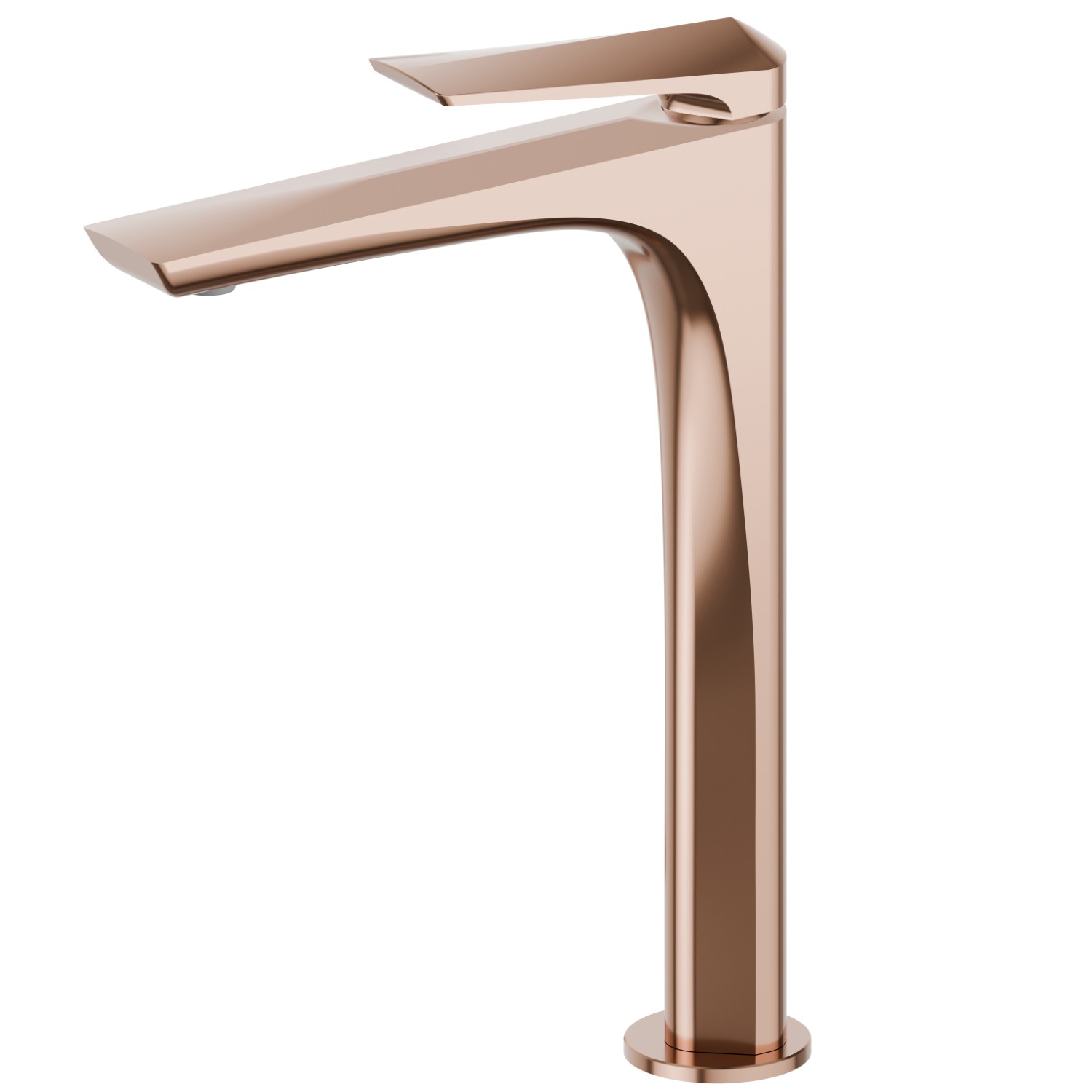 Mitigeur lavabo pour vasque à poser. Version haute - finition PVD Copper Bronze