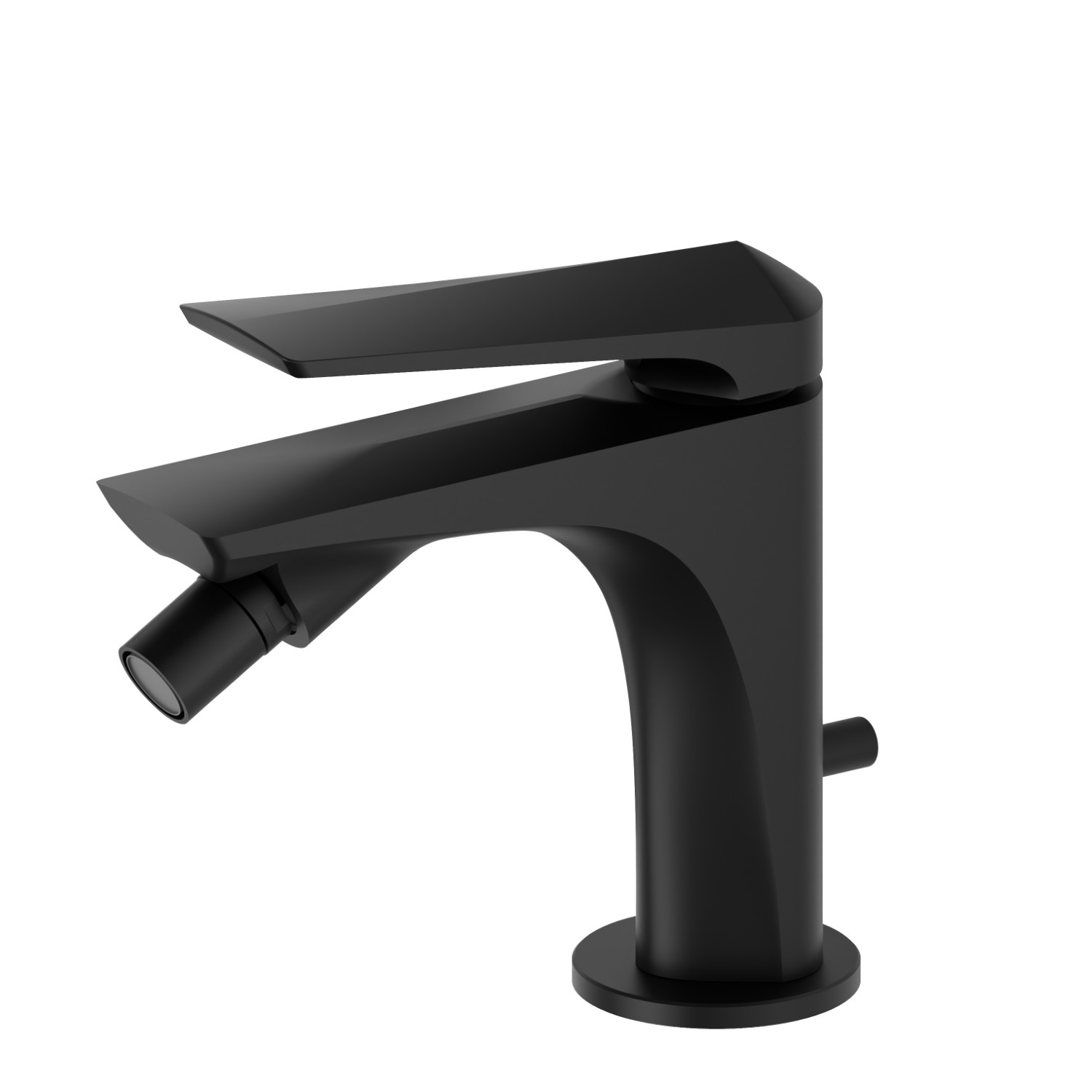 Single lever bidet mixer - finish Matt Black
