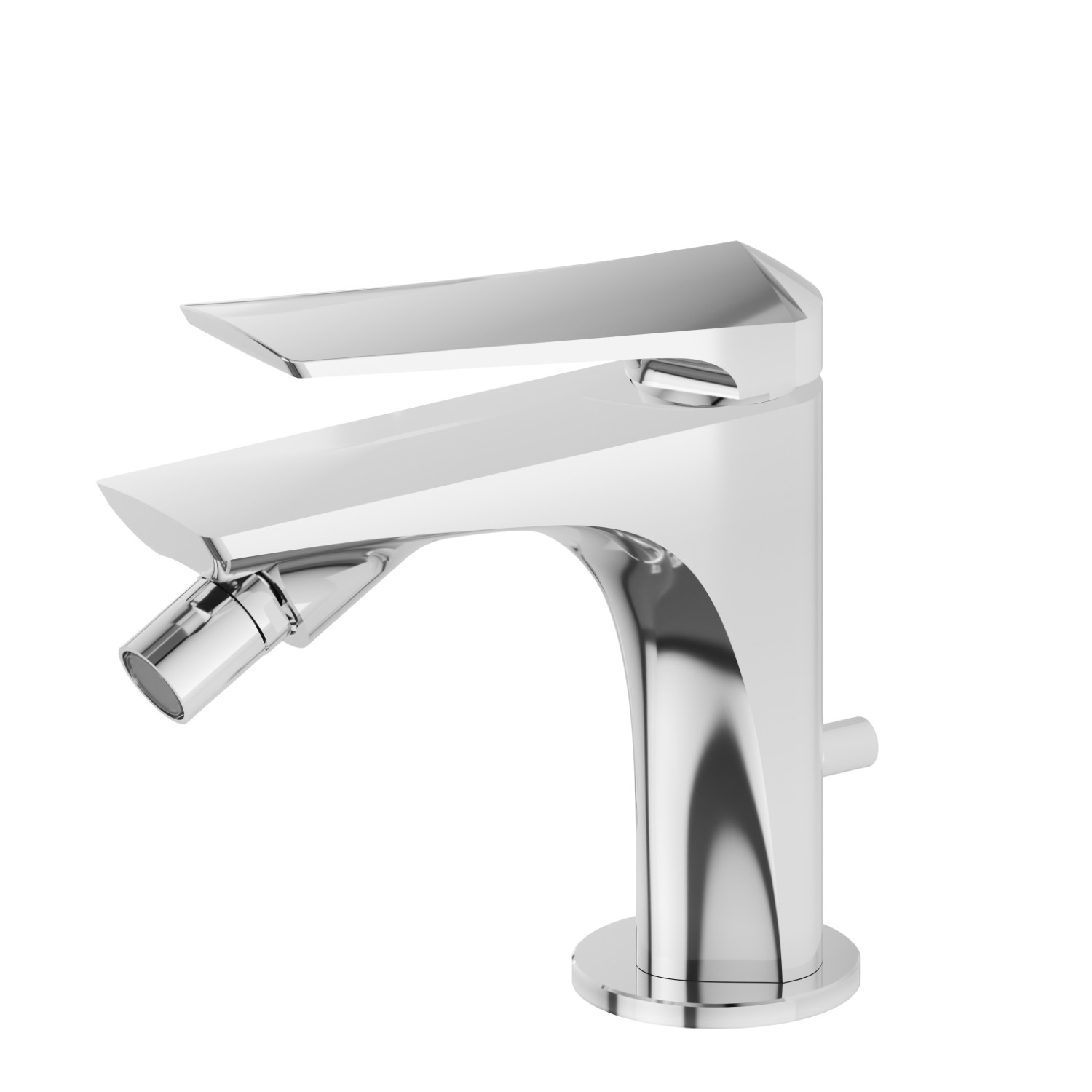 Single lever bidet mixer - finish Chrome