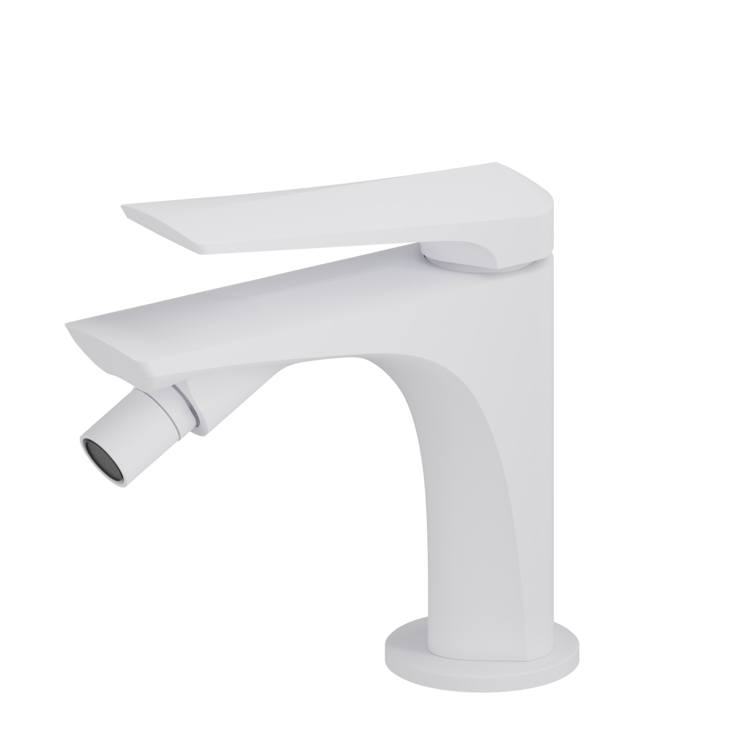Miscelatore monocomando per bidet - finitura Bianco opaco