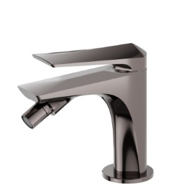 Single lever bidet mixer - finish PVD Gun Metal