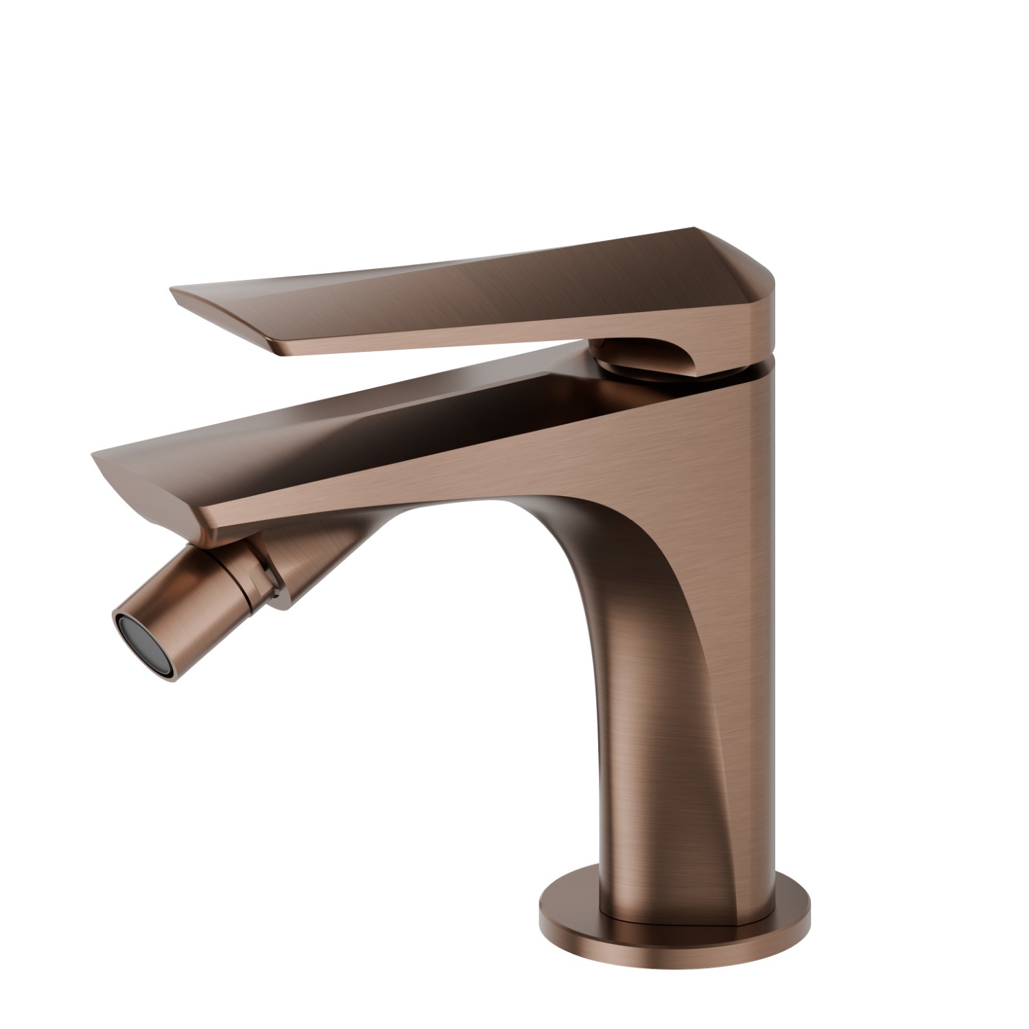 Miscelatore monocomando per bidet - finitura PVD Brushed Copper Bronze