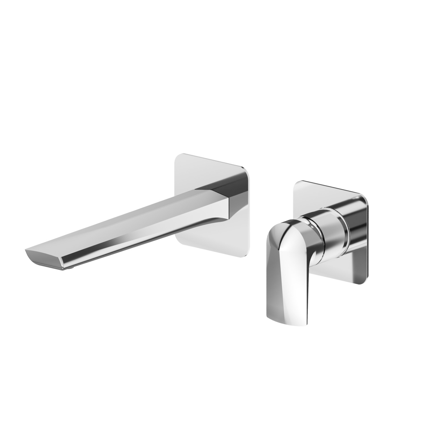 Single lever wall mixer group  - finish Chrome