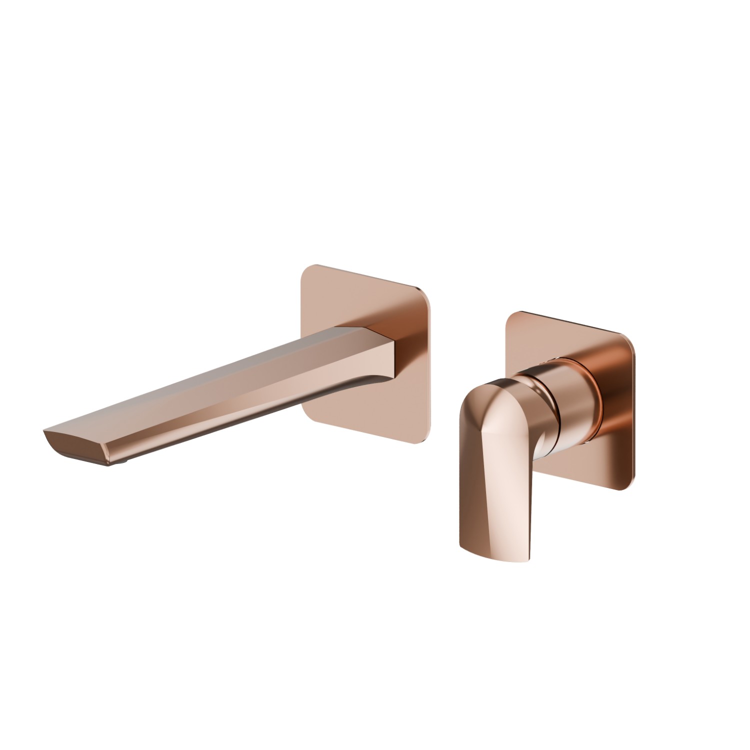 Single lever wall mixer group  - finish PVD Copper Bronze