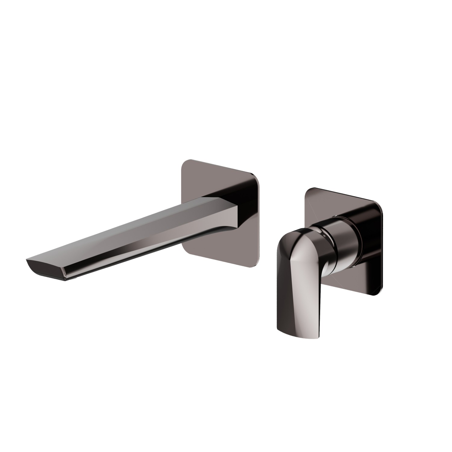 Single lever wall mixer group  - finish PVD Gun Metal