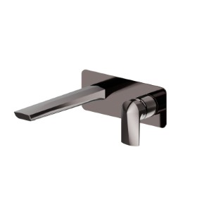 Single lever wall mixer group - finish PVD Gun Metal