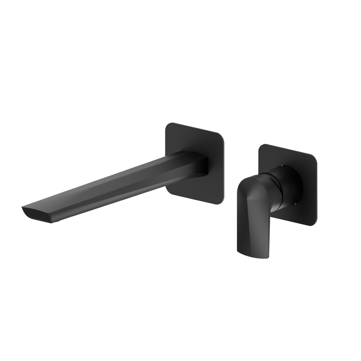 Single lever wall mixer group - finish Matt Black