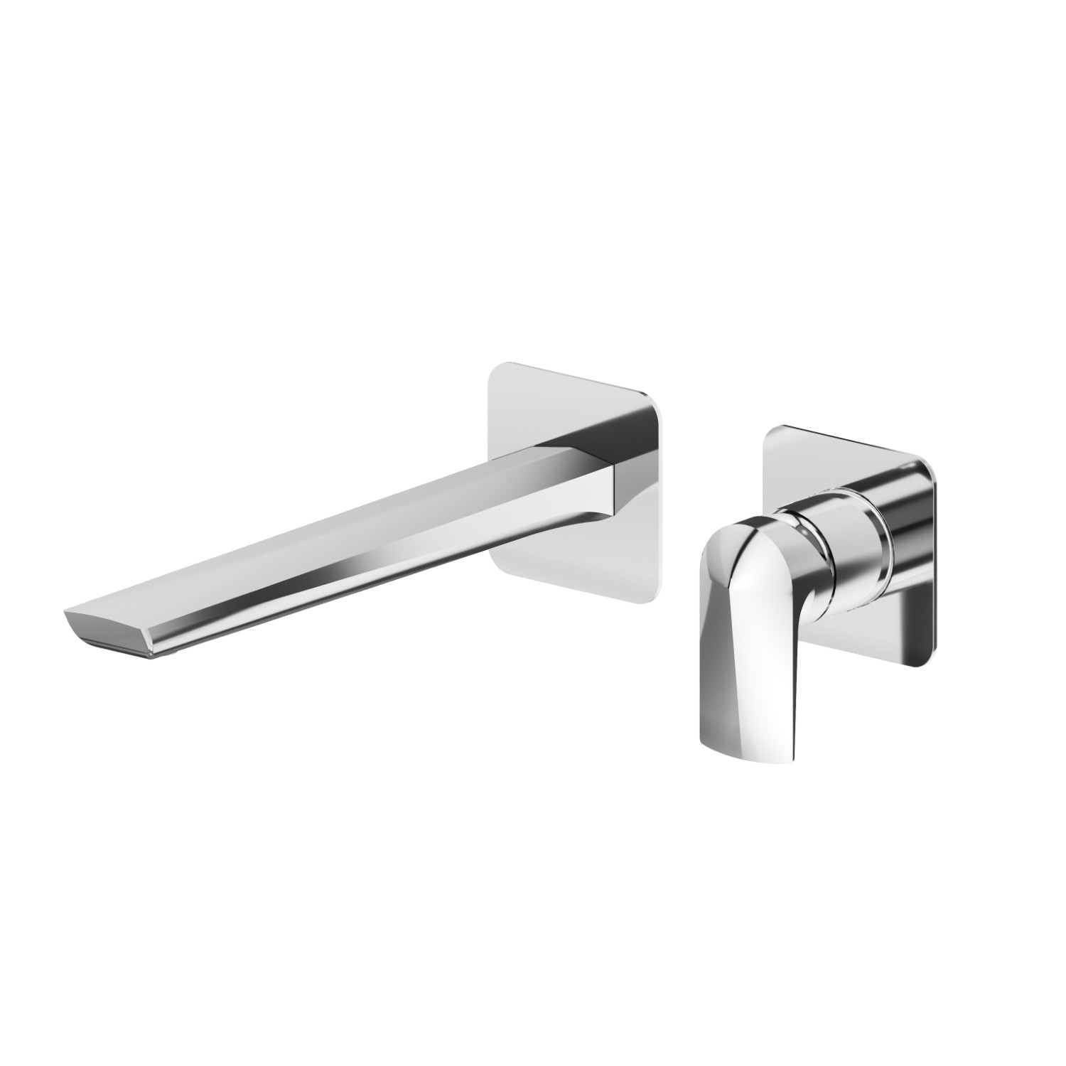 Single lever wall mixer group - finish Chrome