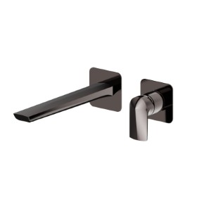 Single lever wall mixer group - finish PVD Gun Metal
