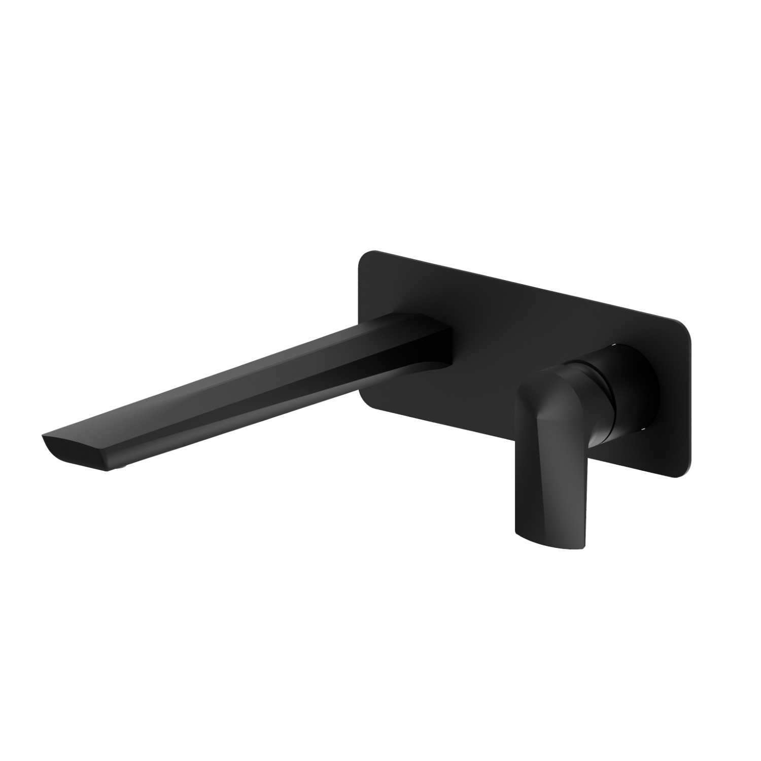Single lever wall mixer group  - finish Matt Black