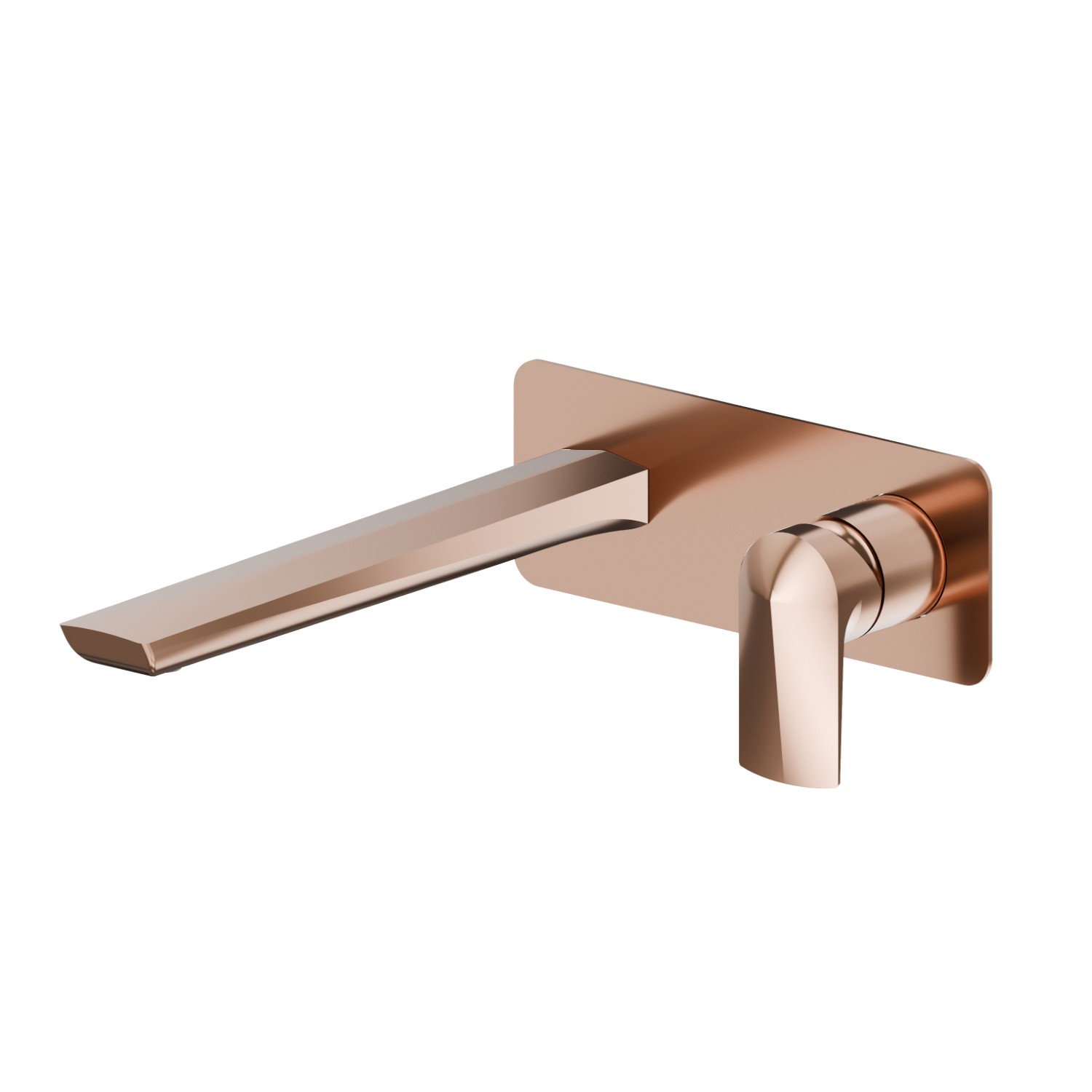 Single lever wall mixer group  - finish PVD Copper Bronze