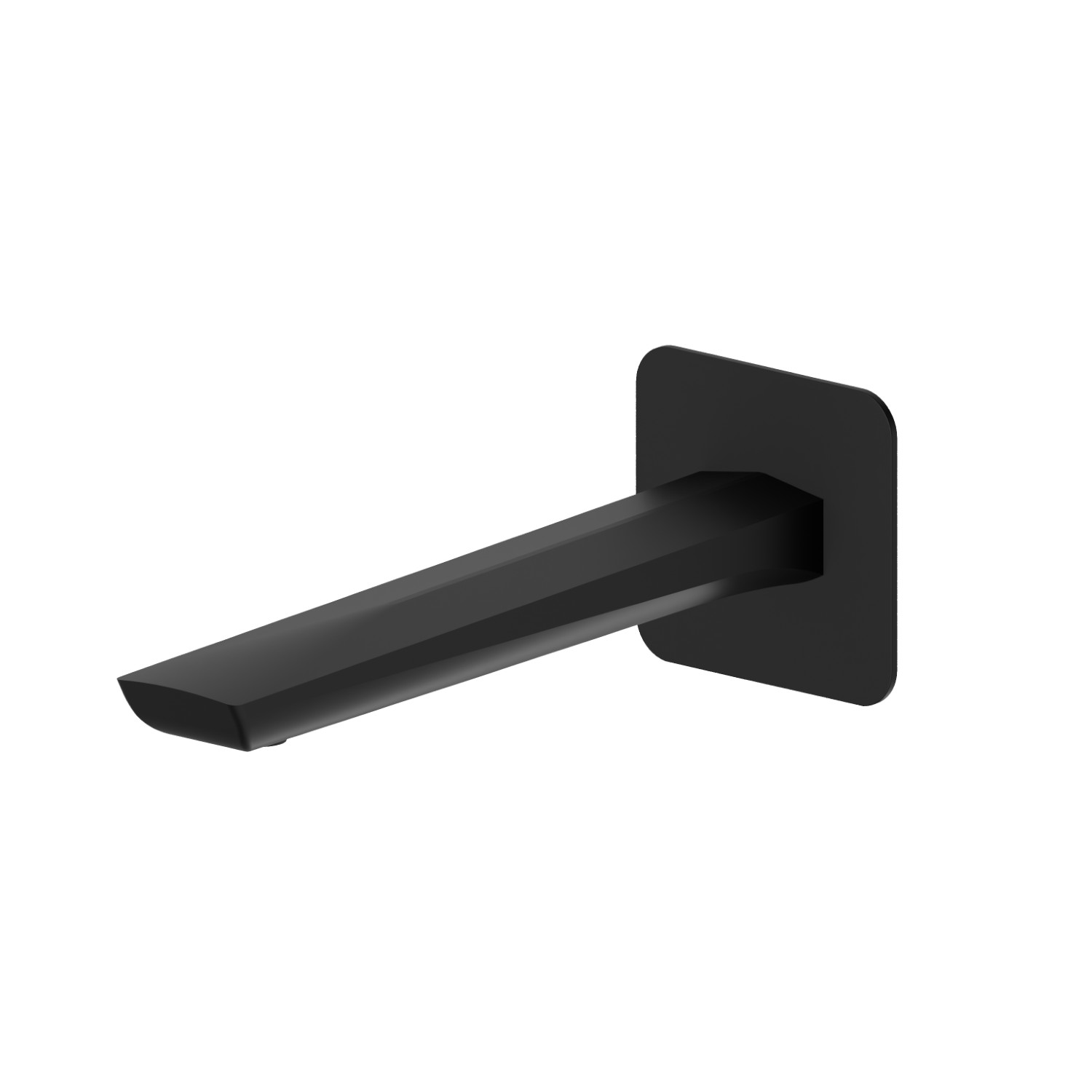 Wall spout for basin group - finish Matt Black