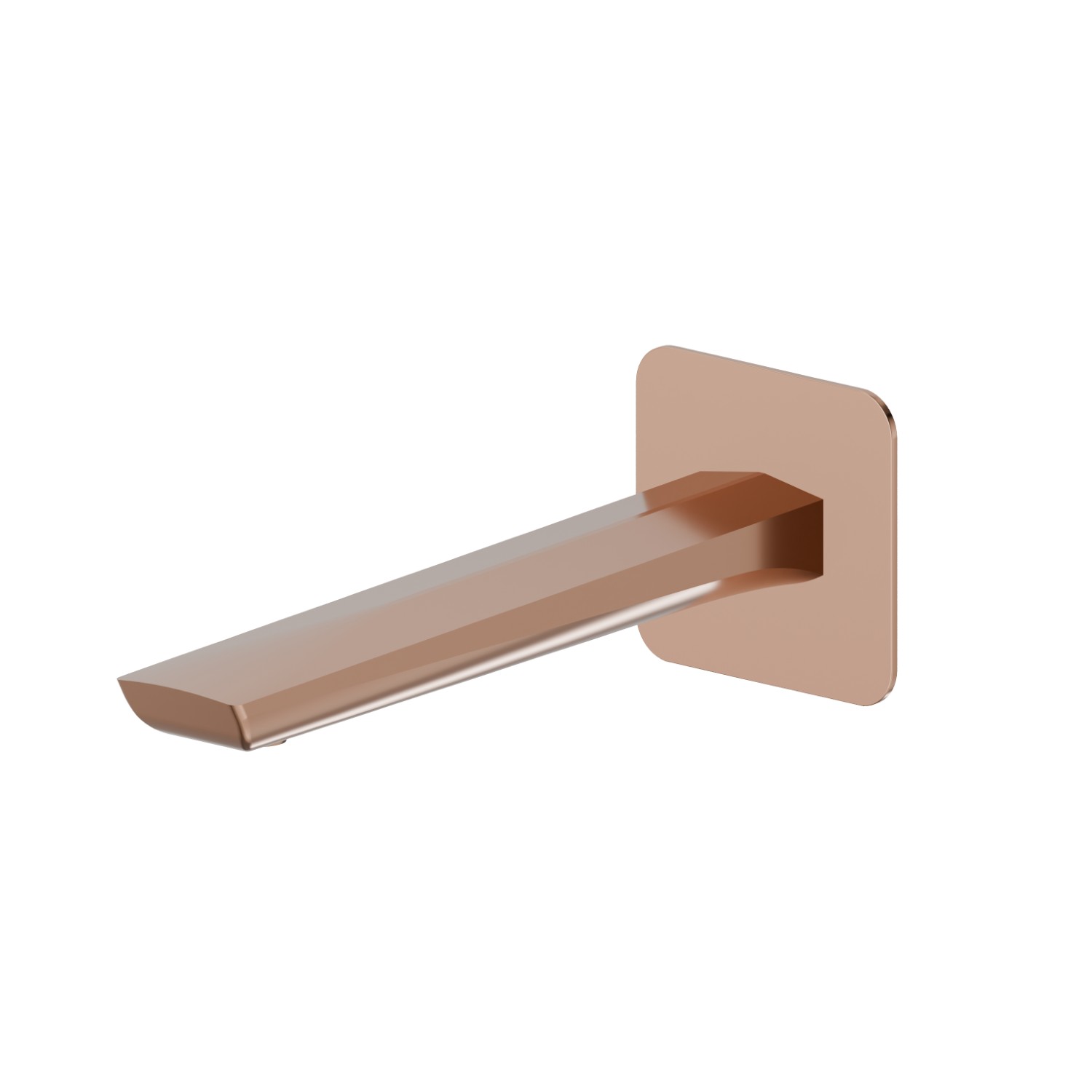 Wall spout for basin group - finish PVD Copper Bronze