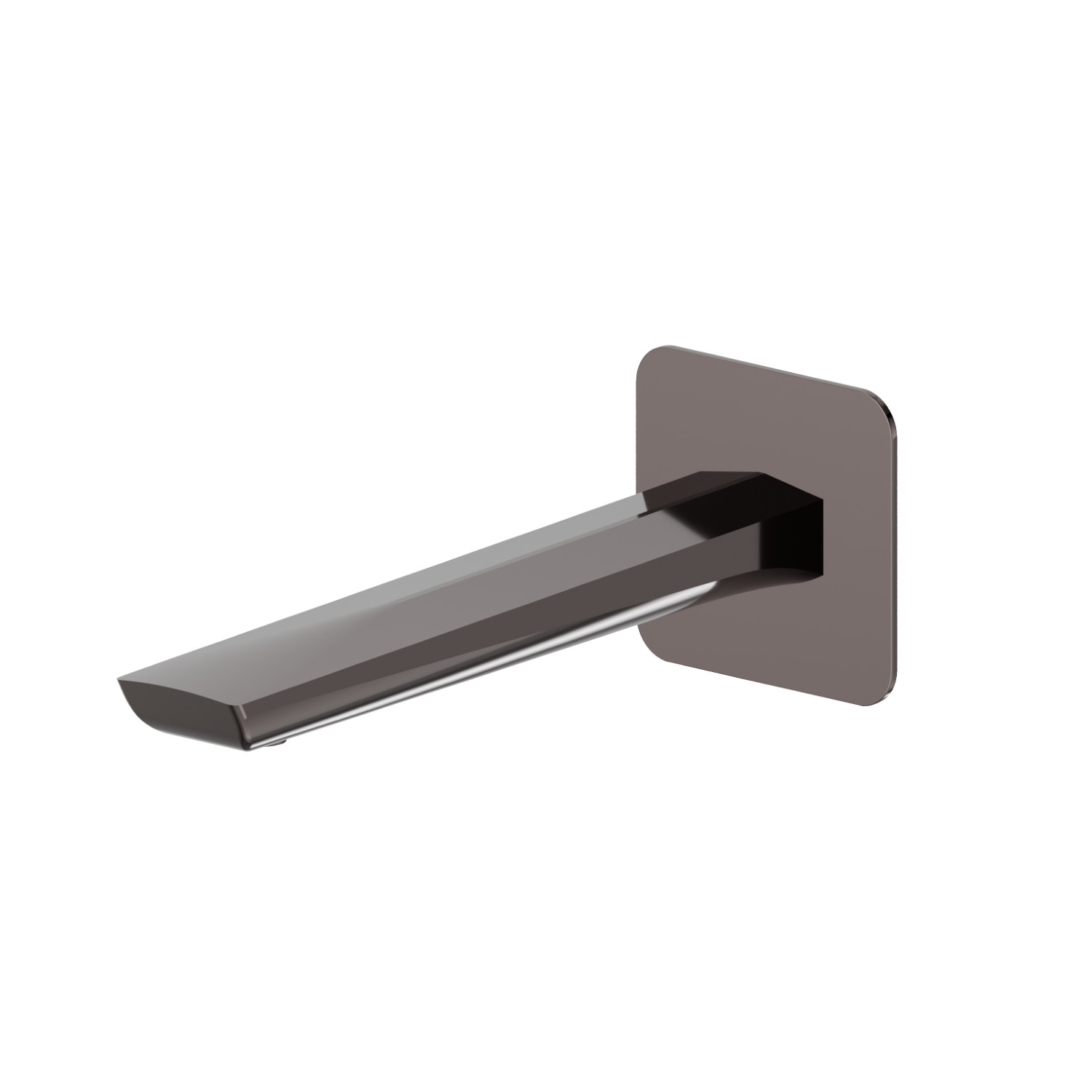 Wall spout for basin group - finish PVD Gun Metal