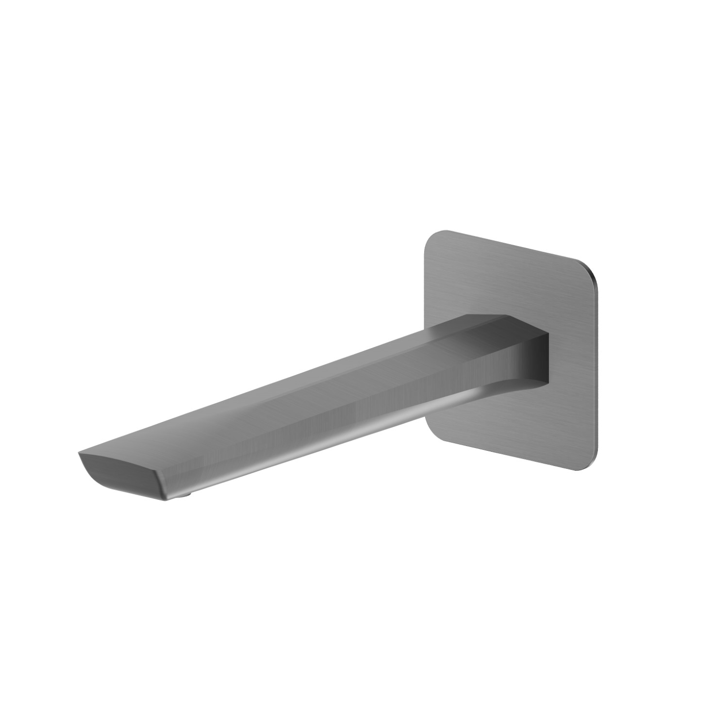Wall spout for basin group - finish PVD Brushed Gun Metal