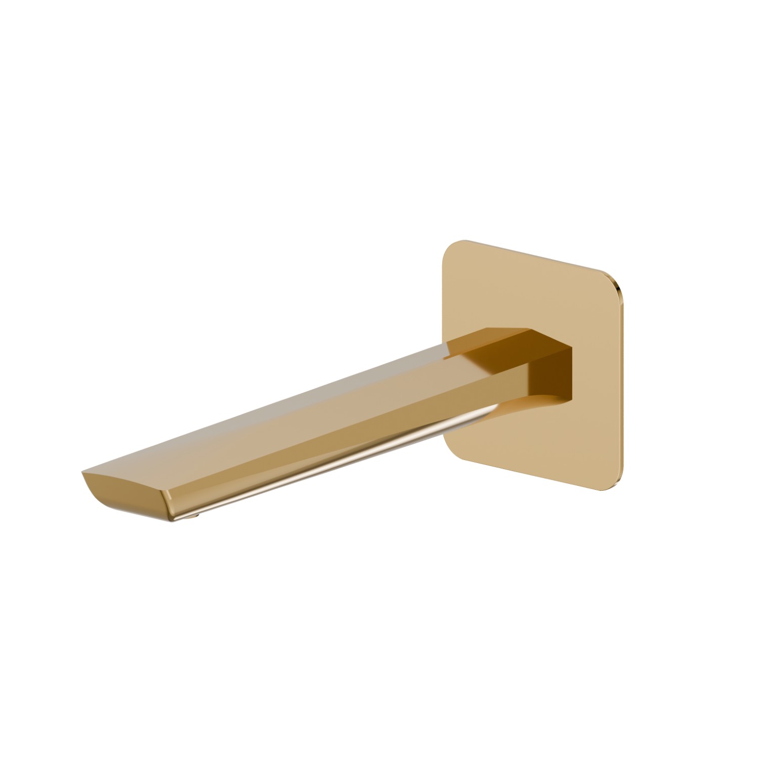 Wall spout for basin group - finish PVD Glossy Gold
