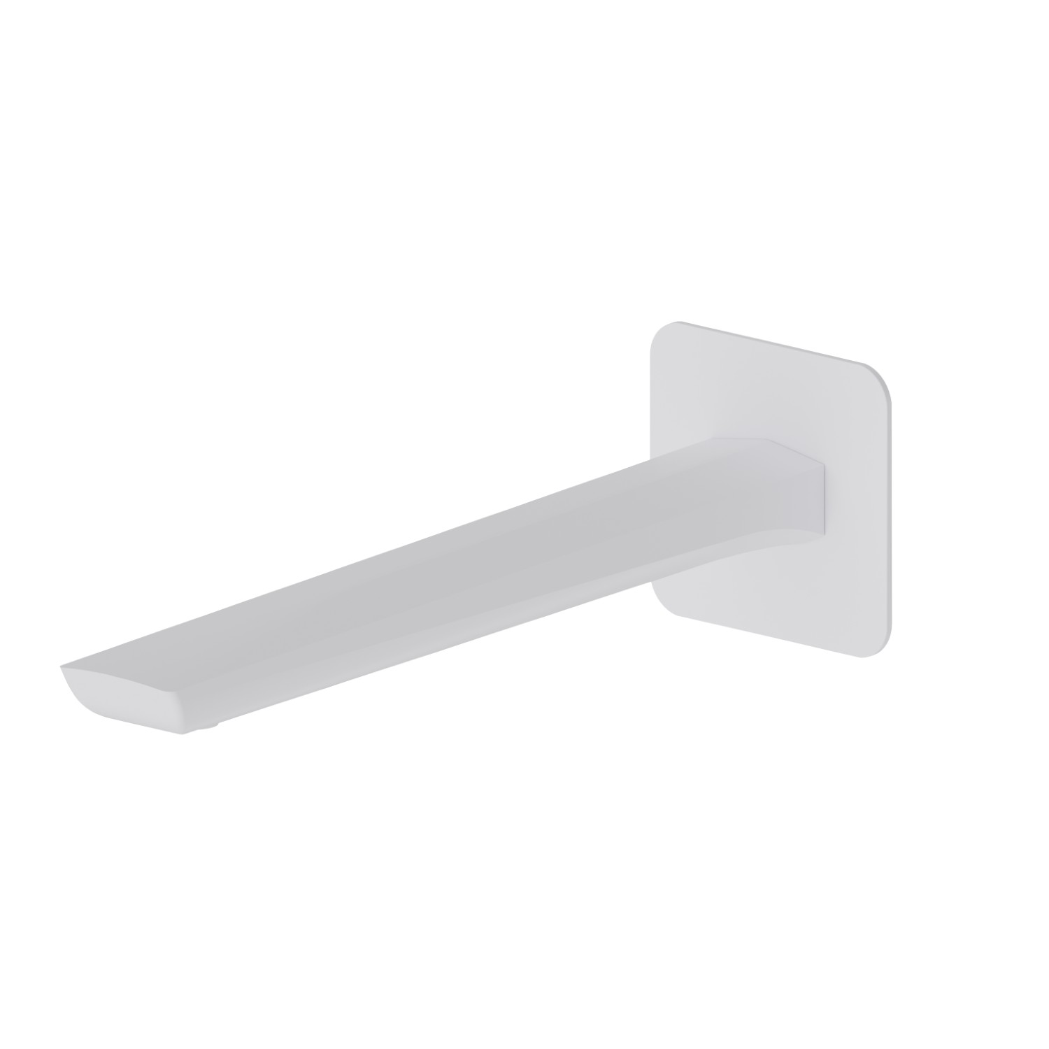 Wall spout for basin group - finish Matt White