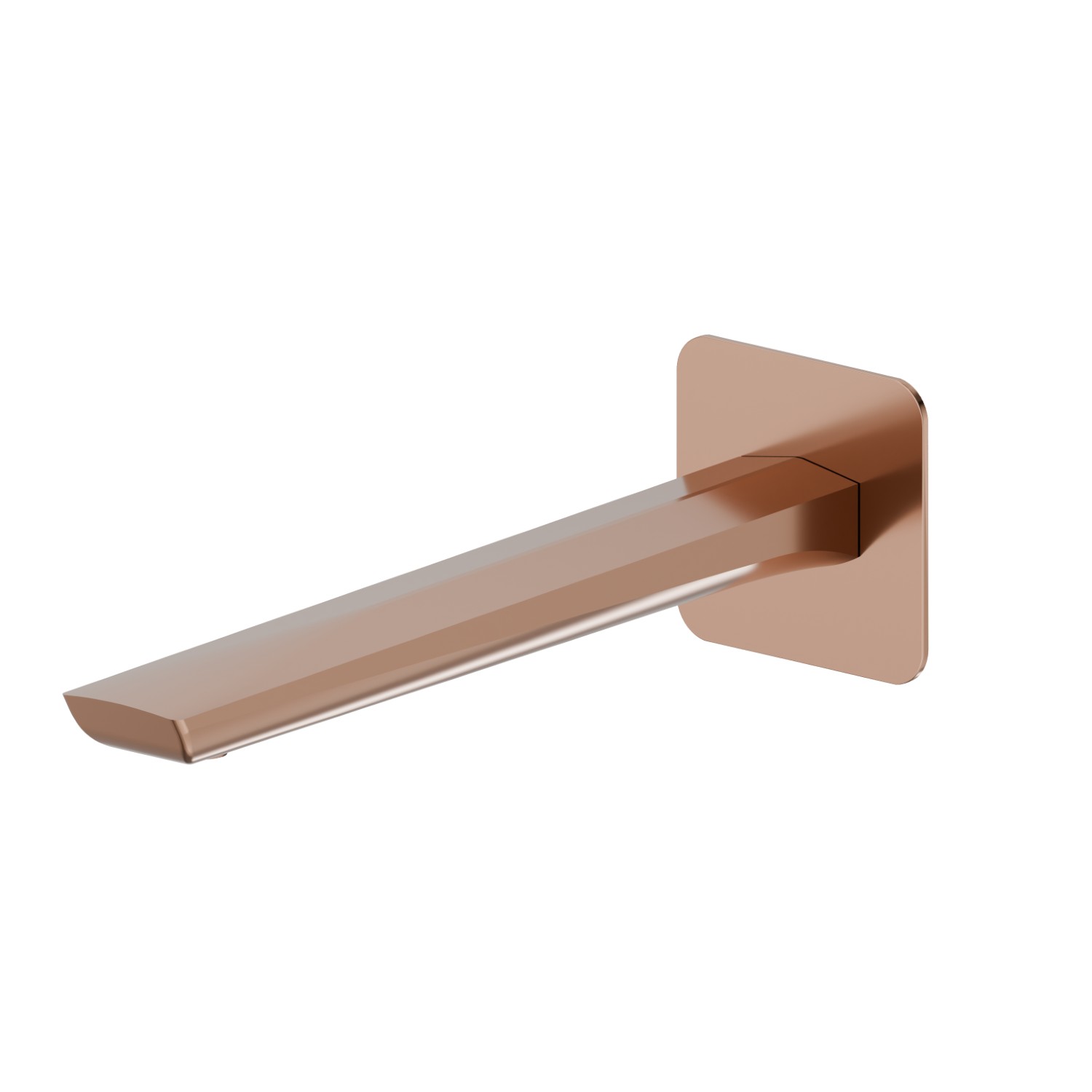 Wall spout for basin group - finish PVD Copper Bronze