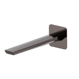 Wall spout for basin group - finish PVD Gun Metal